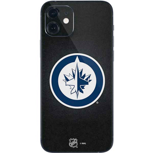 NHL Winnipeg Jets Black Background iPhone 12 Mini Skin