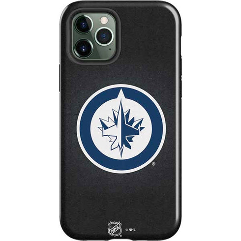 NHL Winnipeg Jets Black Background iPhone 12 Pro Max Impact Case