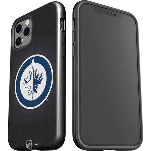 NHL Winnipeg Jets Black Background iPhone 12 Pro Max Impact Case