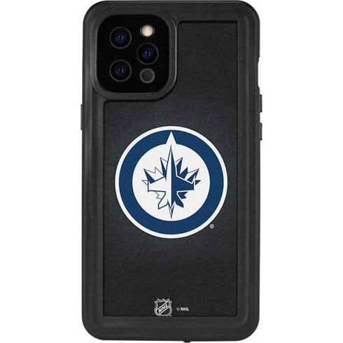 NHL Winnipeg Jets Black Background iPhone 12 Pro Max Waterproof Case