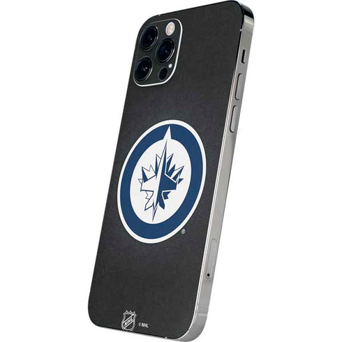 NHL Winnipeg Jets Black Background iPhone 12 Pro Skin