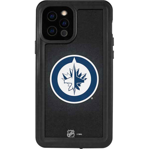 NHL Winnipeg Jets Black Background iPhone 12 Pro Waterproof Case