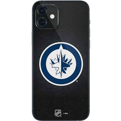 NHL Winnipeg Jets Black Background iPhone 12 Skin