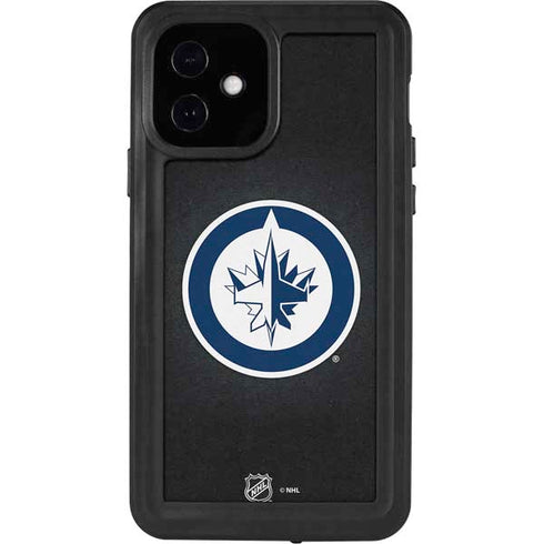 NHL Winnipeg Jets Black Background iPhone 12 Waterproof Case