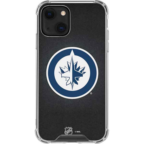 NHL Winnipeg Jets Black Background iPhone 13 Clear Case