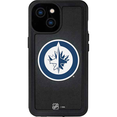 NHL Winnipeg Jets Black Background iPhone 13 Mini Waterproof Case