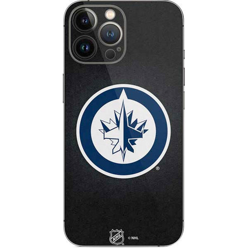 NHL Winnipeg Jets Black Background iPhone 13 Pro Max Skin