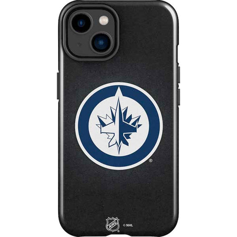 NHL Winnipeg Jets Black Background iPhone 15 Plus Impact Case