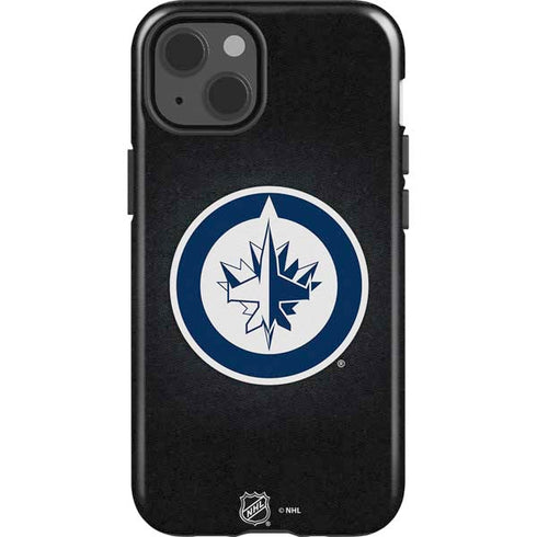 NHL Winnipeg Jets Black Background iPhone 15 Impact Case