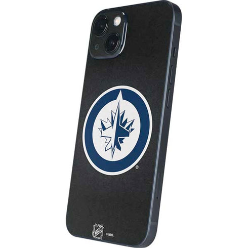 NHL Winnipeg Jets Black Background iPhone 14 Plus Skin