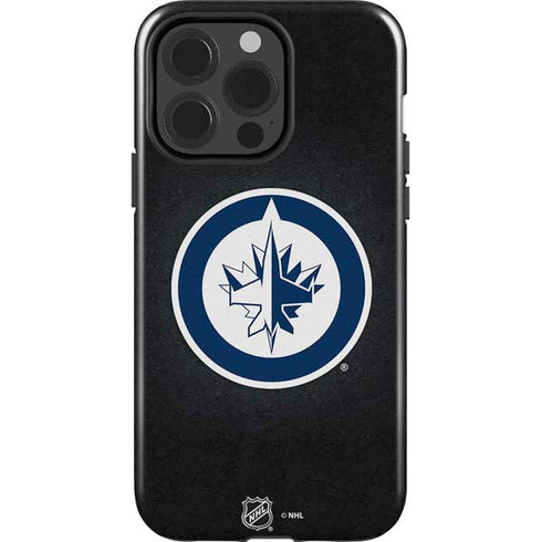 NHL Winnipeg Jets Black Background iPhone 14 Pro Impact Case