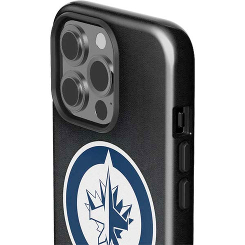 NHL Winnipeg Jets Black Background iPhone 15 Pro Impact Case