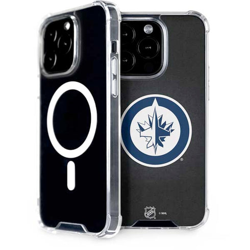 NHL Winnipeg Jets Black Background iPhone 15 Pro MagSafe Case