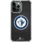 NHL Winnipeg Jets Black Background iPhone 15 Pro Max Clear Case