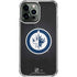 NHL Winnipeg Jets Black Background iPhone 15 Pro Max Clear Case