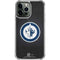 NHL Winnipeg Jets Black Background iPhone 14 Pro Max Clear Case
