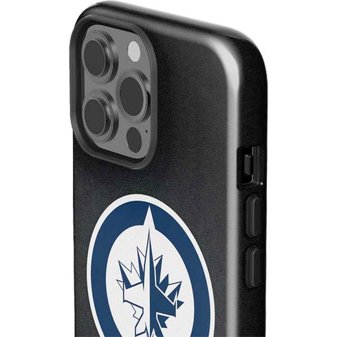 NHL Winnipeg Jets Black Background iPhone 15 Pro Max Impact Case