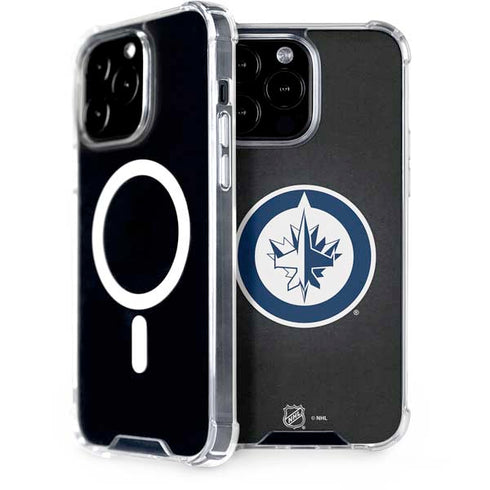 NHL Winnipeg Jets Black Background iPhone 15 Pro Max MagSafe Case