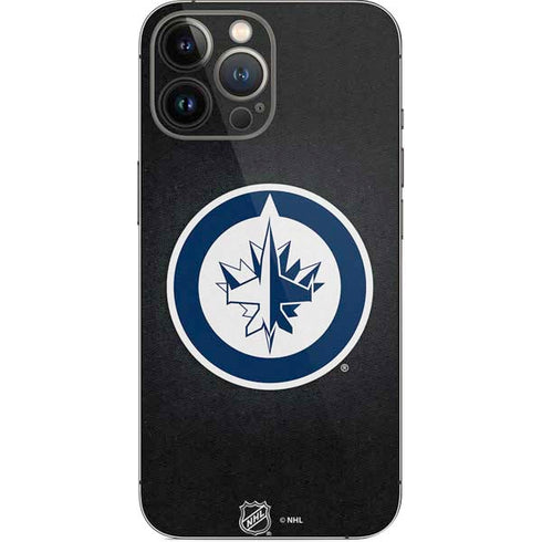 NHL Winnipeg Jets Black Background iPhone 14 Pro Max Skin