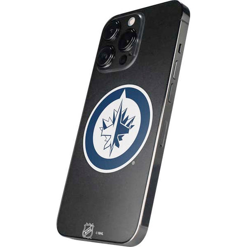 NHL Winnipeg Jets Black Background iPhone 14 Pro Skin