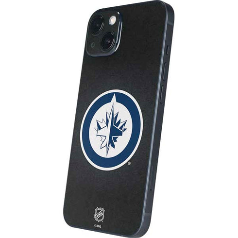 NHL Winnipeg Jets Black Background iPhone 15 Skin