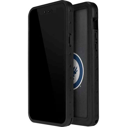 NHL Winnipeg Jets Black Background iPhone 15 Waterproof Case