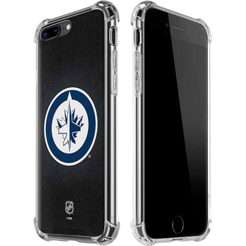 NHL Winnipeg Jets Black Background iPhone 7/8 Plus Clear Case