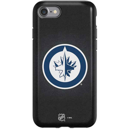 NHL Winnipeg Jets Black Background iPhone SE (2nd & 3rd Gen) Pro Case