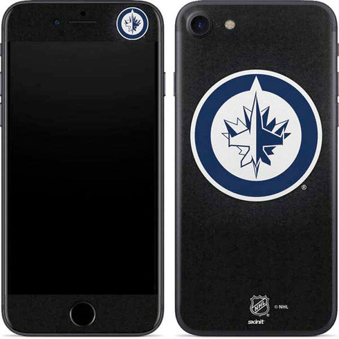 NHL Winnipeg Jets Black Background iPhone SE (2nd & 3rd Gen) Skin