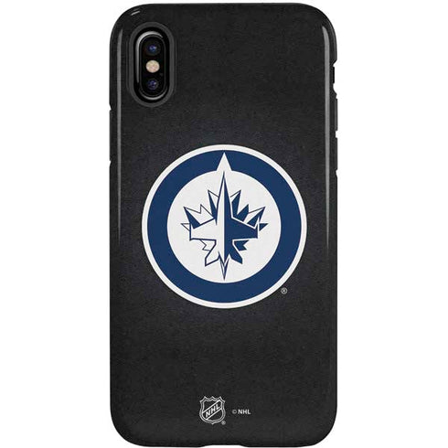 NHL Winnipeg Jets Black Background iPhone X Pro Case