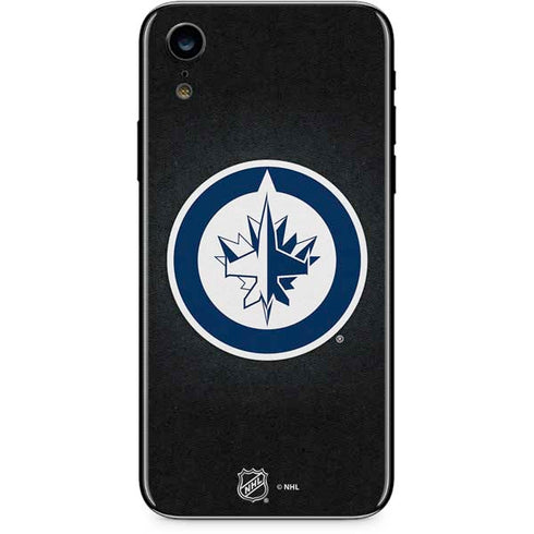 NHL Winnipeg Jets Black Background iPhone XR Skin