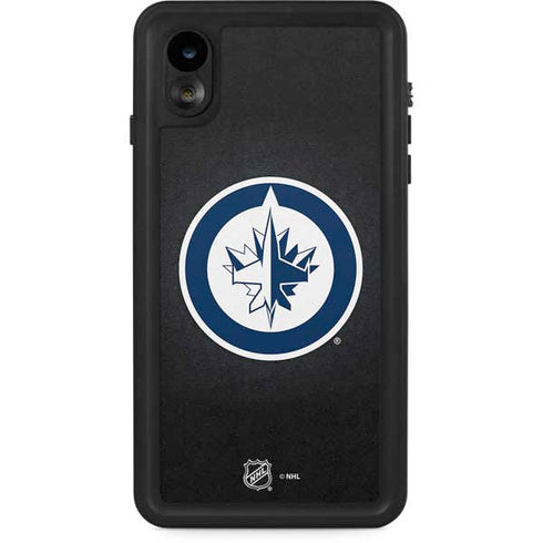 NHL Winnipeg Jets Black Background iPhone XR Waterproof Case