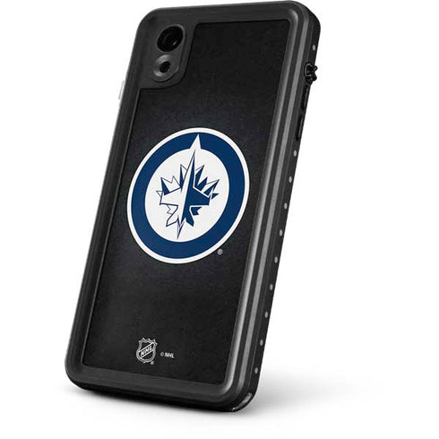 NHL Winnipeg Jets Black Background iPhone XR Waterproof Case
