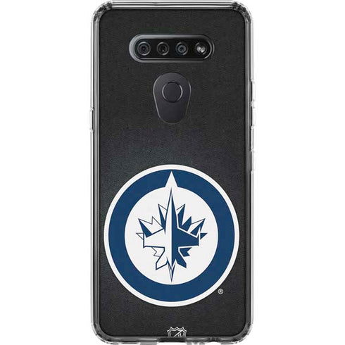 NHL Winnipeg Jets Black Background LG K51/Q51 Clear Case