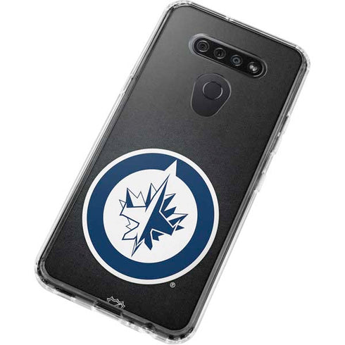 NHL Winnipeg Jets Black Background LG K51/Q51 Clear Case