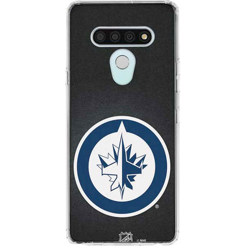 NHL Winnipeg Jets Black Background LG Stylo 6 Clear Case
