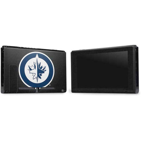 NHL Winnipeg Jets Black Background Nintendo Switch Bundle Skin