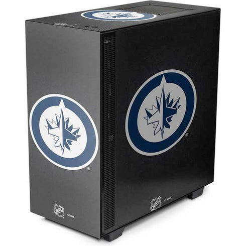 NHL Winnipeg Jets Black Background NZXT H510 Compact ATX Mid-Tower Case Skin