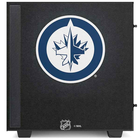 NHL Winnipeg Jets Black Background NZXT H510 Compact ATX Mid-Tower Case Skin