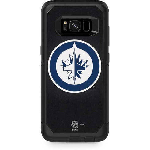 NHL Winnipeg Jets Black Background Otterbox Commuter Galaxy Skin
