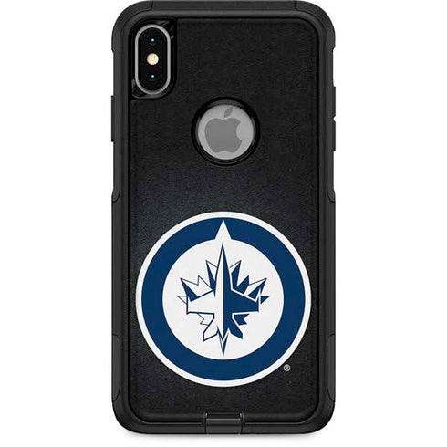 NHL Winnipeg Jets Black Background Otterbox Commuter iPhone Skin