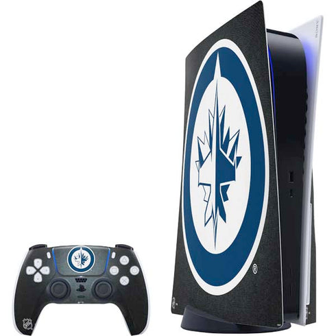 NHL Winnipeg Jets Black Background PS5 Bundle Skin