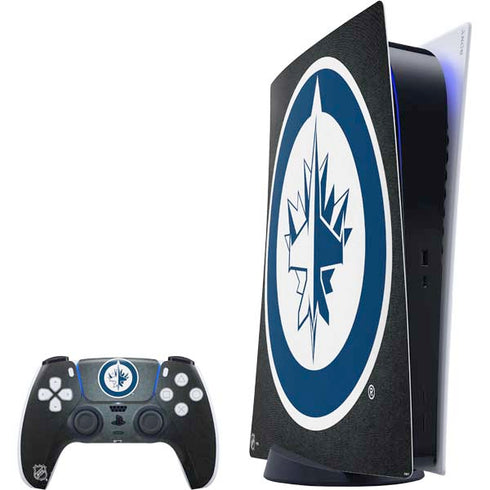 NHL Winnipeg Jets Black Background PS5 Digital Edition Bundle Skin
