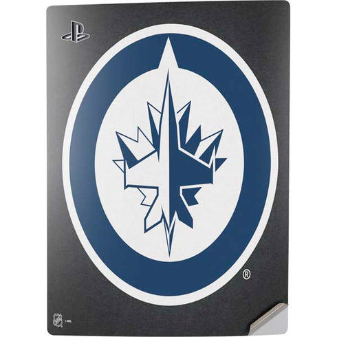 NHL Winnipeg Jets Black Background PS5 Digital Edition Console Skin