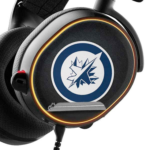 NHL Winnipeg Jets Black Background SteelSeries Arctis 3 Skin