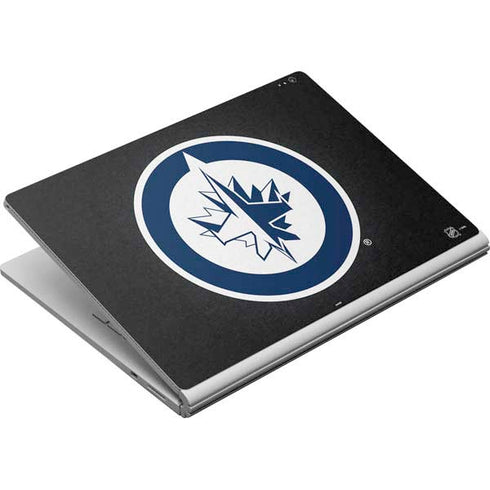 NHL Winnipeg Jets Black Background Surface Book Skin