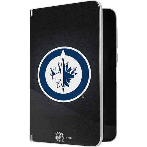 NHL Winnipeg Jets Black Background Surface Duo Skin