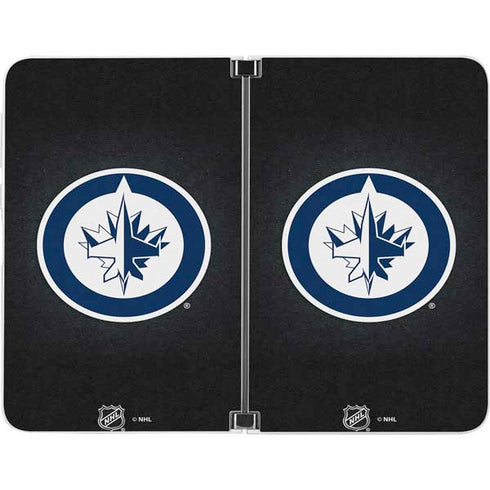 NHL Winnipeg Jets Black Background Surface Duo Skin