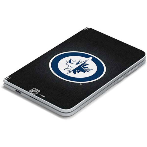NHL Winnipeg Jets Black Background Surface Duo Skin