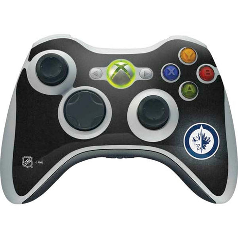 NHL Winnipeg Jets Black Background Xbox 360 Wireless Controller Skin